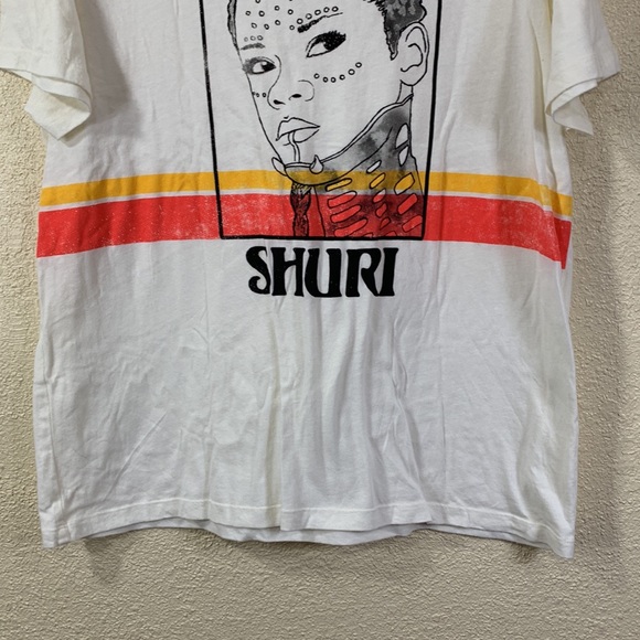 Marvel Avengers Shuri Tee T-Shirt Ivory Cream L NWT - Picture 2 of 10